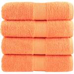 vidaXL Премиум кърпи за пране SOLUND 4 бр. оранжеви 30x30 см 600 г/м2 (137372)