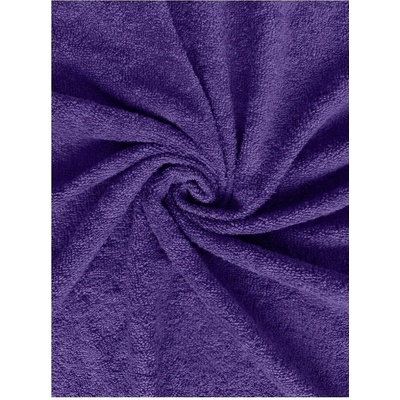 Chanar Prestieradlo Froté Lux tmavo fialové 180x200