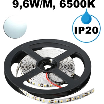 UltraLux Led ЛЕНТА, 9.6w/m, 6500k, 12v dc, smd2835, 120 leds/m, ip20 (ng2835120w)