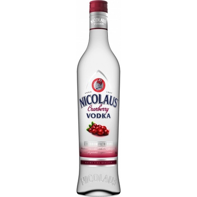 Nicolaus Cranberry Vodka 38% 0,7 l (čistá fľaša)