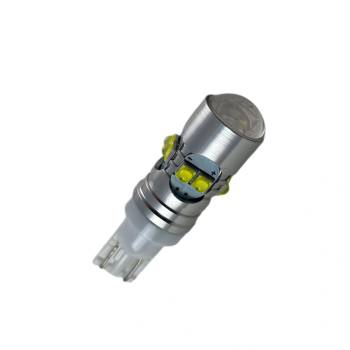 Лед крушки тип T10 10W с 10 диода 2323 по 1W Cree и лупа (T1010WC)