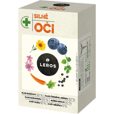 Leros Silné oči Čučoriedka&Nechtík 20 x 1,5 g