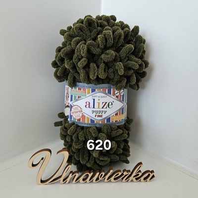 Alize Puffy Fine 620 orechová tmavá