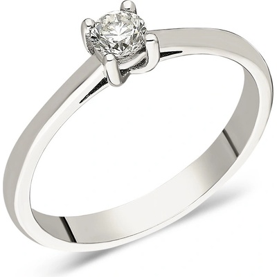 Lillian Vassago Prsten s brilianty z bílého zlata LLV81 DR021W