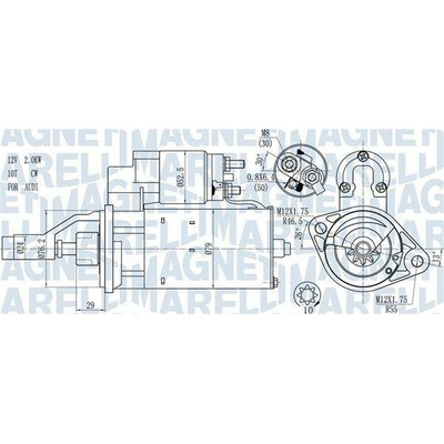 Startér MAGNETI MARELLI 063721114010