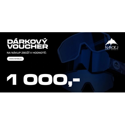 Nandej.cz Dárkový poukaz 1 000 Kč