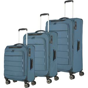 Travelite Комплект пътнически куфари Travelite Skaii 4w S, M, L - синьо Travelite | Sin | МЪЖЕ | ЕДИН РАЗМЕР