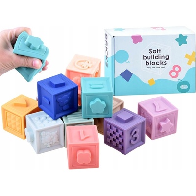 Aga Měkké senzorické kostky 12 ks ZA3928