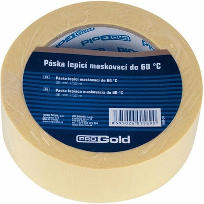 ProGold Maskovacia jednostranne lepiaca krepová páska 30 mm x 50 m