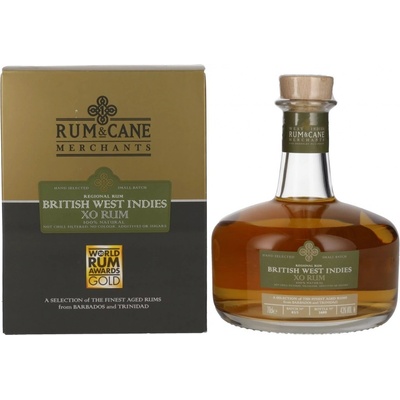 Rum & Cane Merchants British West Indies 43% 0,7 l (karton)