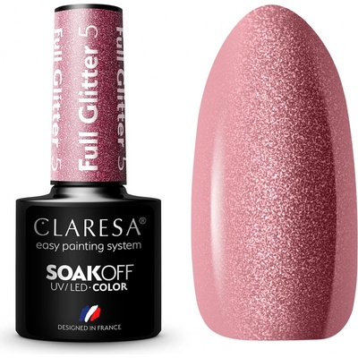 Claresa Gél lak FULL GLITTER 5 5 g