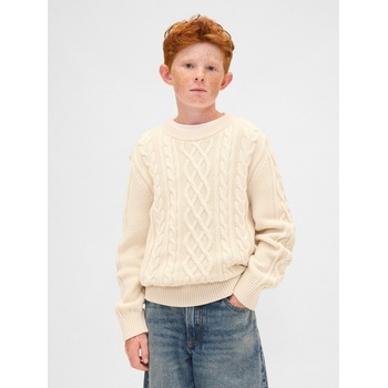 GAP Бебешки плетен пуловер GAP GAP | Bezhov | Момчешки | S