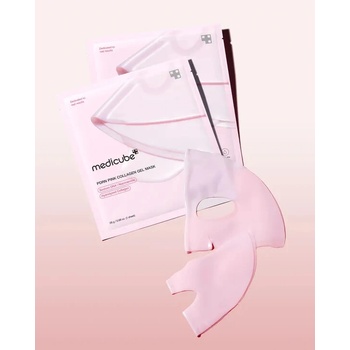 Medicube PDRN Pink Collagen Jelly Gel Mask Spevňujúca hydrogélová maska na tvár 1 ks 28 g