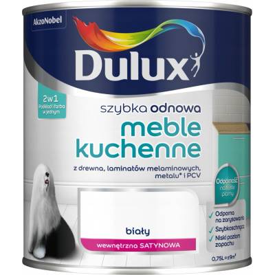 Barva barva na nábytek Dulux 0,75 l, bílá polomatná