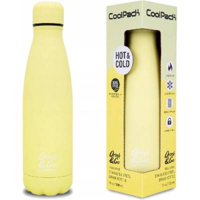 CoolPack termoflaša 500 ml pastelová púdrovo žltá