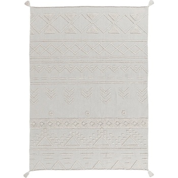 Lorena Canals Бял ръчно изработен памучен килим подходящ за пране 170x240 cm Tribu Natural - Lorena Canals (C-TRIBU-NAT-L)