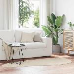 vidaXL Килим HUARTE Бежово 100 x 200 cm Полиестер (4103762)