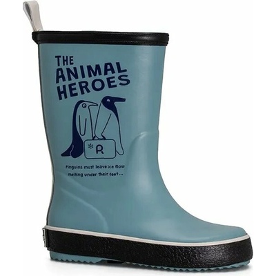 Rouchette dětské holínky Animal Heroes blue