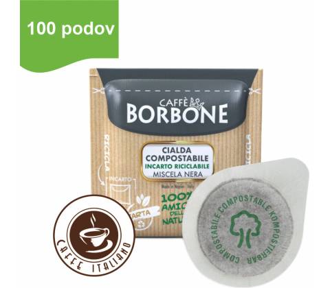 Caffè Borbone Nera E.S.E.pody 100 ks