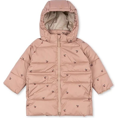 Konges Sløjd Dětská bunda NUKA LONG JACKET GRS oranžová KS101205