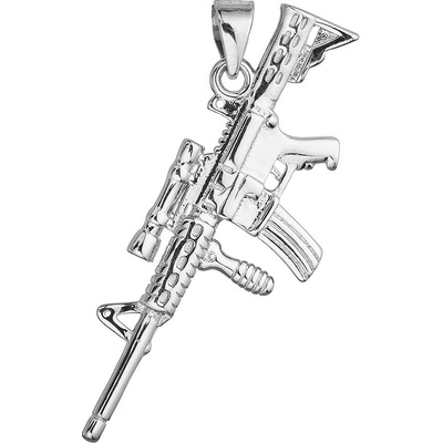 Pavona Stříbrný přívěsek samopal 64056