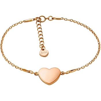 Bellita Дамска гривна в розово златисто със сърце Bellita (BLT-CS0059-RG)