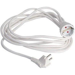 EUROLAMP Удължител EUROLAMP SA - 10389, 3х1.5mm, 10m, бял (147-13019) - smartx