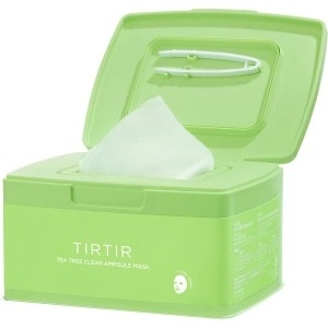 TIRTIR Ampoule Mask Tea Tree Clear - Успокояваща платнена маска за проблемна кожа