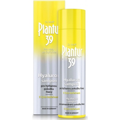 Plantur 39 Hyaluron pre hýčkanú pokožku po štyridsiatke šampón na vlasy aktivuje vlasové korienky 250 ml