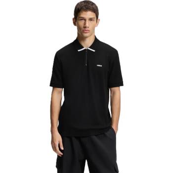 Boss Мъжка блуза с яка Boss Dalomino 10257070 01 Polo Shirt Mens - Black