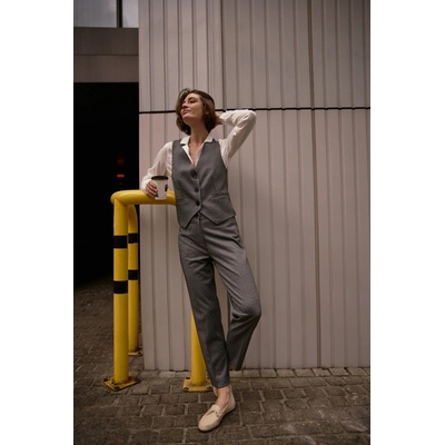 Moodo Елегантна сива жилетка Moodo Moodo | Siv | ЖЕНИ | XXL