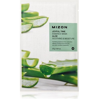 Mizon Joyful Time Aloe платнена маска с хидратиращ и изглаждащ ефект 23 гр