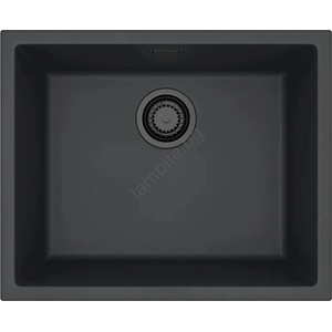 Alveus 1150057 - Кухненска мивка OMNI 55x45 см гранит/черна (AV0072) Мивка за вграждане