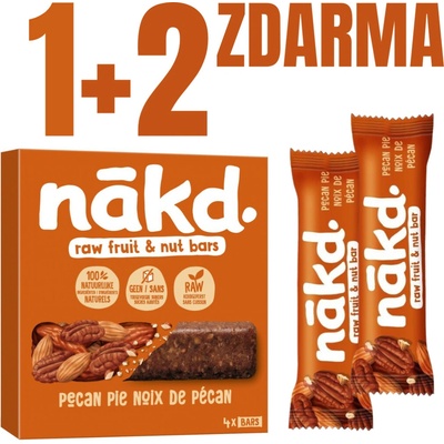Nakd Pecan pie 4 x 35 g – Sleviste.cz