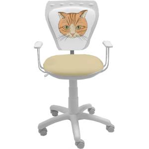 Furnit Детски стол Ministyle White Kitten