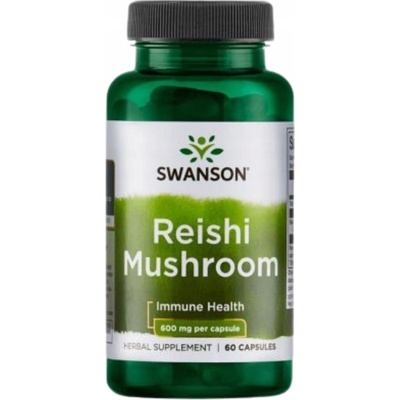 Swanson Huba Reishi 600 mg 60 kapsúl
