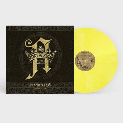 ARCHITECTS - HOLLOW CROWN LP IN SLEEVE - YELLOW MARBLED LP