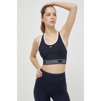 Tommy Hilfiger Спортен сутиен Tommy Hilfiger в тъмносиньо с изчистен дизайн WW0WW41517 (WW0WW41517)