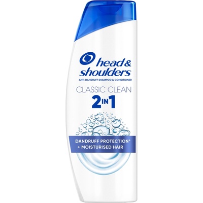 Head & Shoulders Classic Clean 2in1 Šampon proti Lupům 330 ml. Čistá Osvěžující Vůně