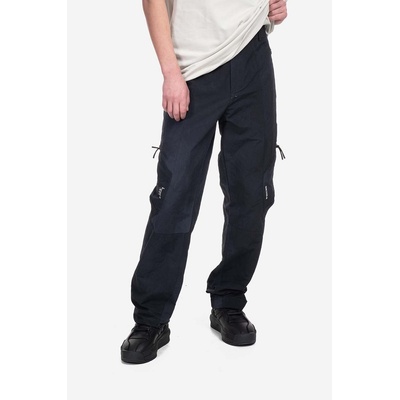 A-cold-wall* Панталон A-COLD-WALL* Irregular Dye Trousers в черно със стандартна кройка (ACWMB181)