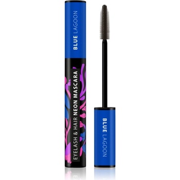 Dermacol Neon Eyelash & Hair спирала цвят Blue Lagoon 9ml