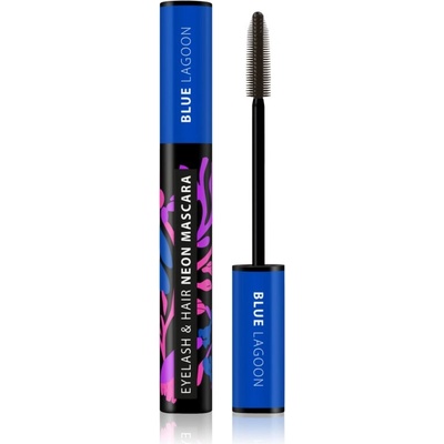Dermacol Neon Eyelash & Hair спирала цвят Blue Lagoon 9ml