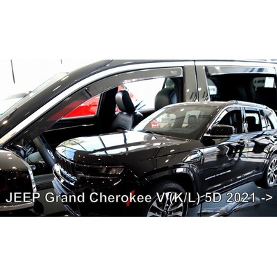 Deflektory Heko Jeep Grand Cherokee WL krátka verzia 2021 predné + zadné