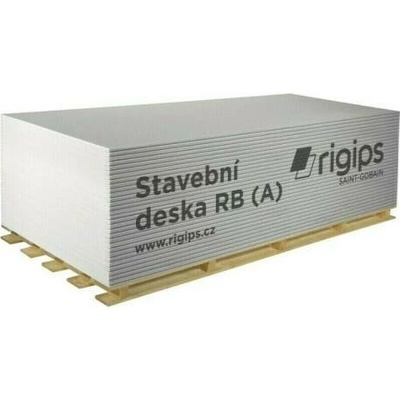 Sádrokarton RB 12,5x1250x2500 mm Rigips
