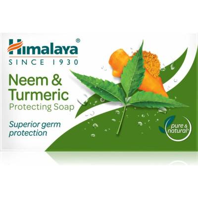 Himalaya Herbals Neem & Turmeric tuhé mydlo s antibakteriálnou prísadou 75 g