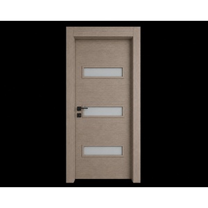 EUROSTILL Интериорна врата с каса EUROSTILL TORINO TW с остъкление 78x205 cm Дъб Гладстоун (DTTW20578G150H/S)