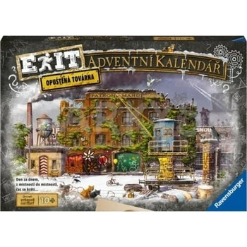 RAVENSBURGER EXIT Úniková hra Opuštěná továrna adventní kalendář