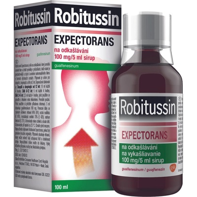 ROBITUSSIN EXPECTORANS NA ODKAŠLÁVÁNÍ POR 100MG/5ML SIR 100ML