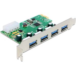 Delock Delock PCI Express Карта към 4 x USB 3.0 (89363)