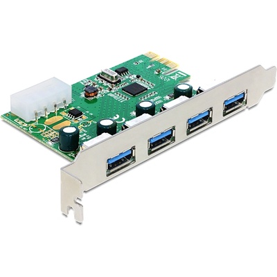 Delock Delock PCI Express Карта към 4 x USB 3.0 (89363)